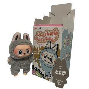 Authentic Exciting Macaron “Sesame Bean” Labubu